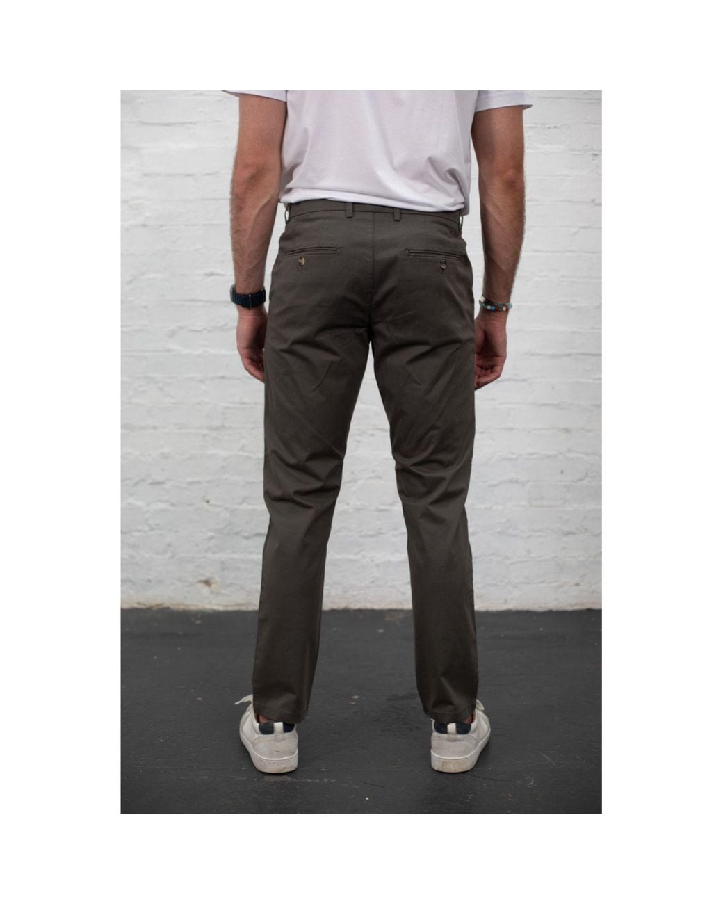 Guards London Gray Tailored Chinos for men