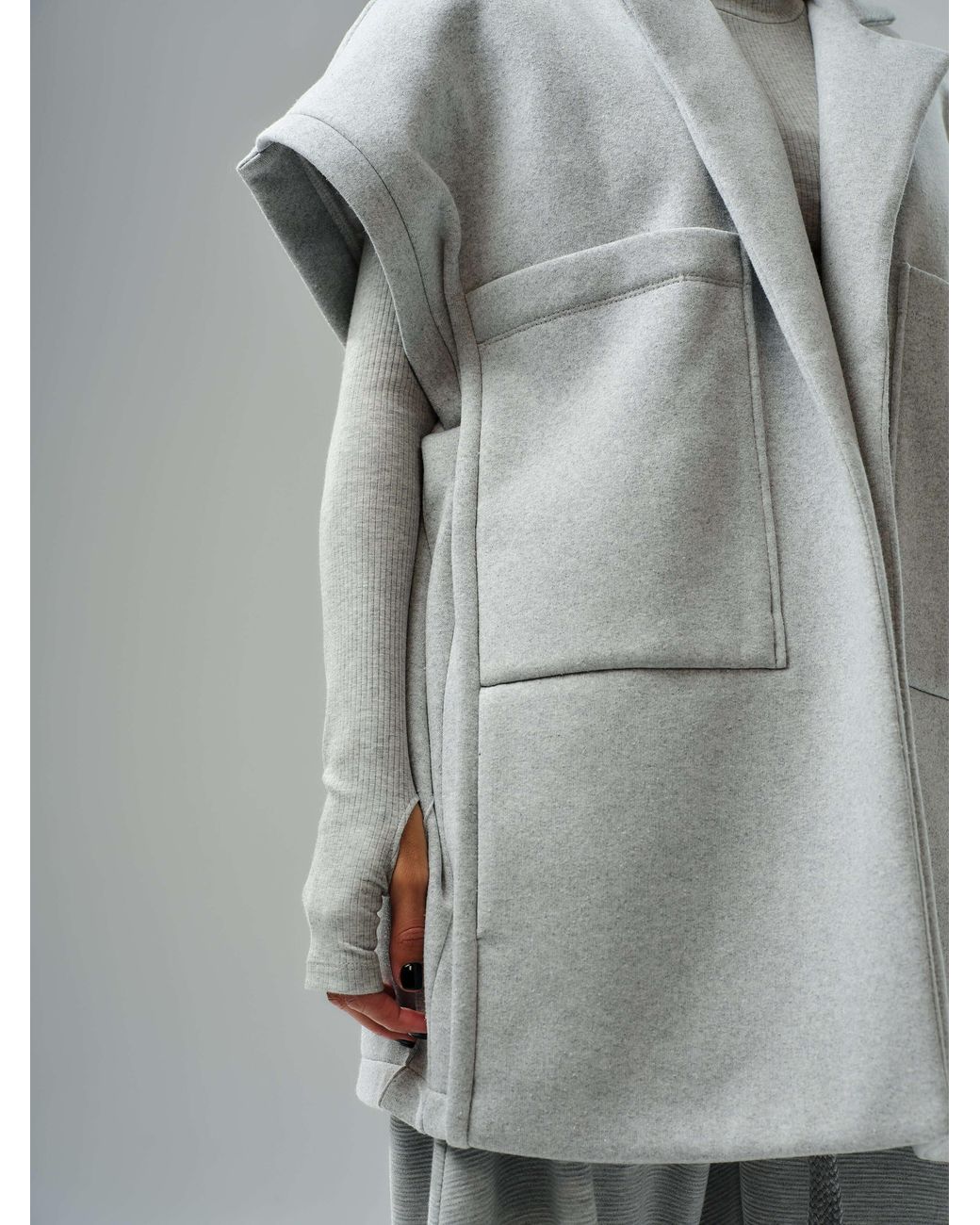 Clothes by Locker Room Gray Oversized Three-Piece Set