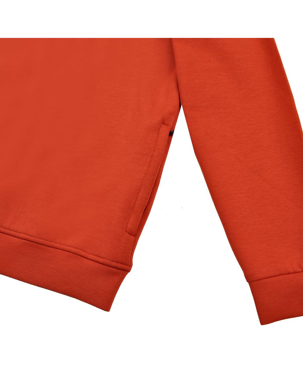 DAVID WEJ Red Enzo Cotton Hoodie for men