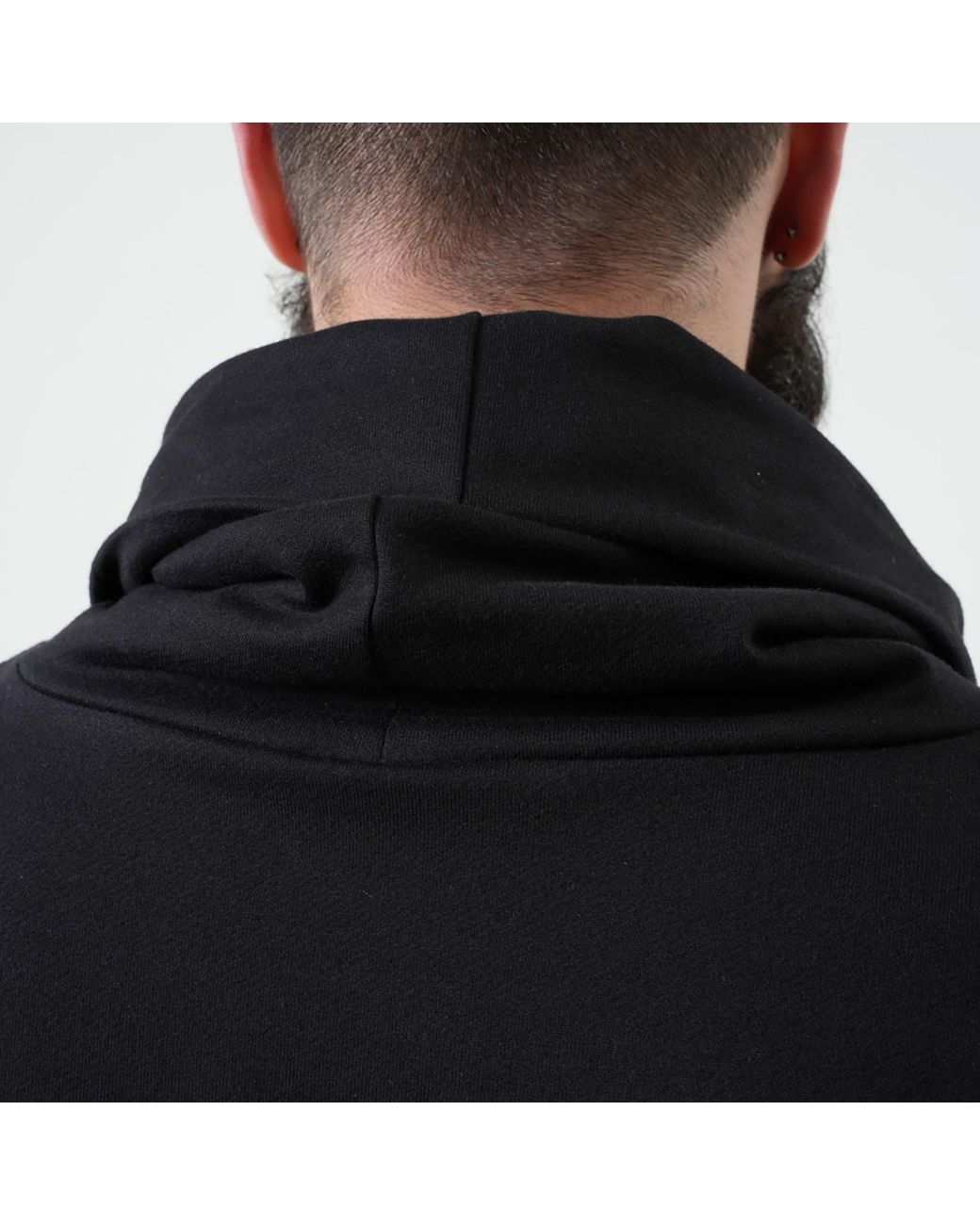 Metamorph Blue Cotton Turtleneck Top for men