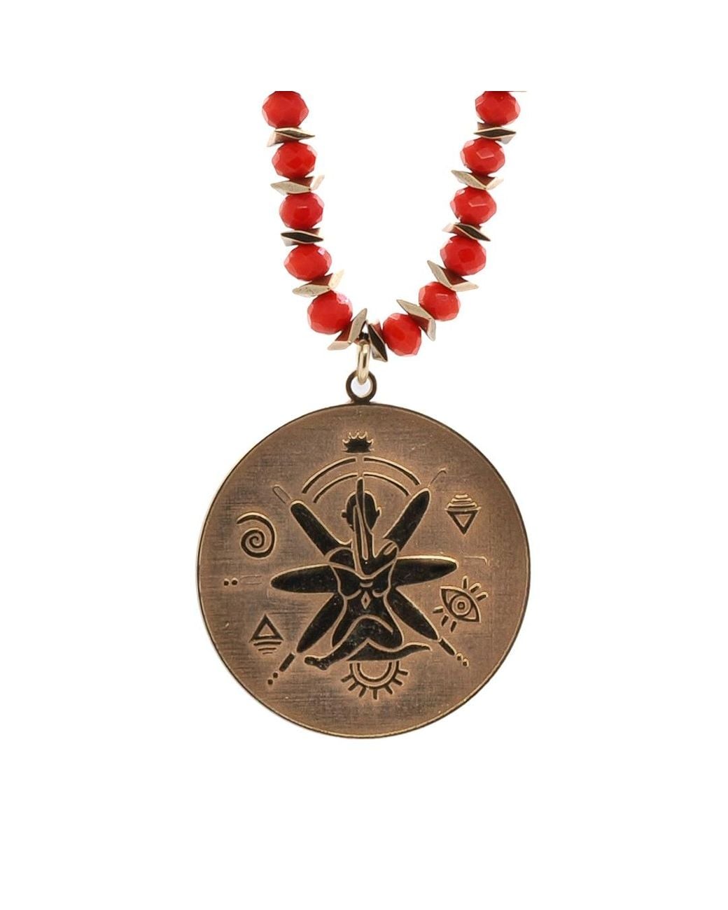 Ebru Jewelry Brown See The Good Choker Necklace