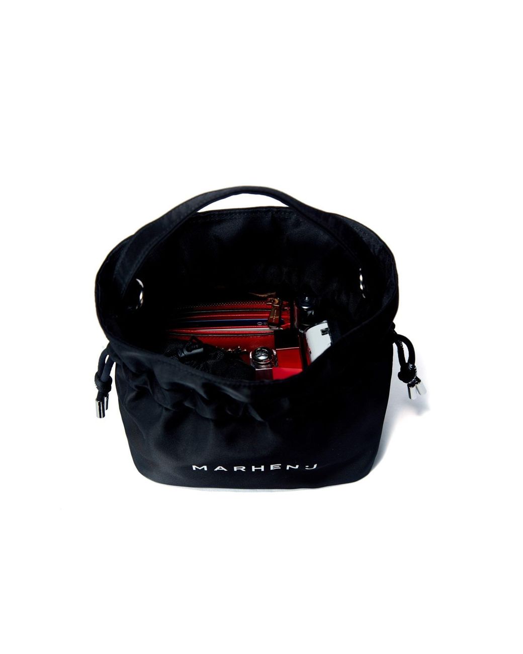 MARHEN.J Blue Recycled Nylon Bucket Bag