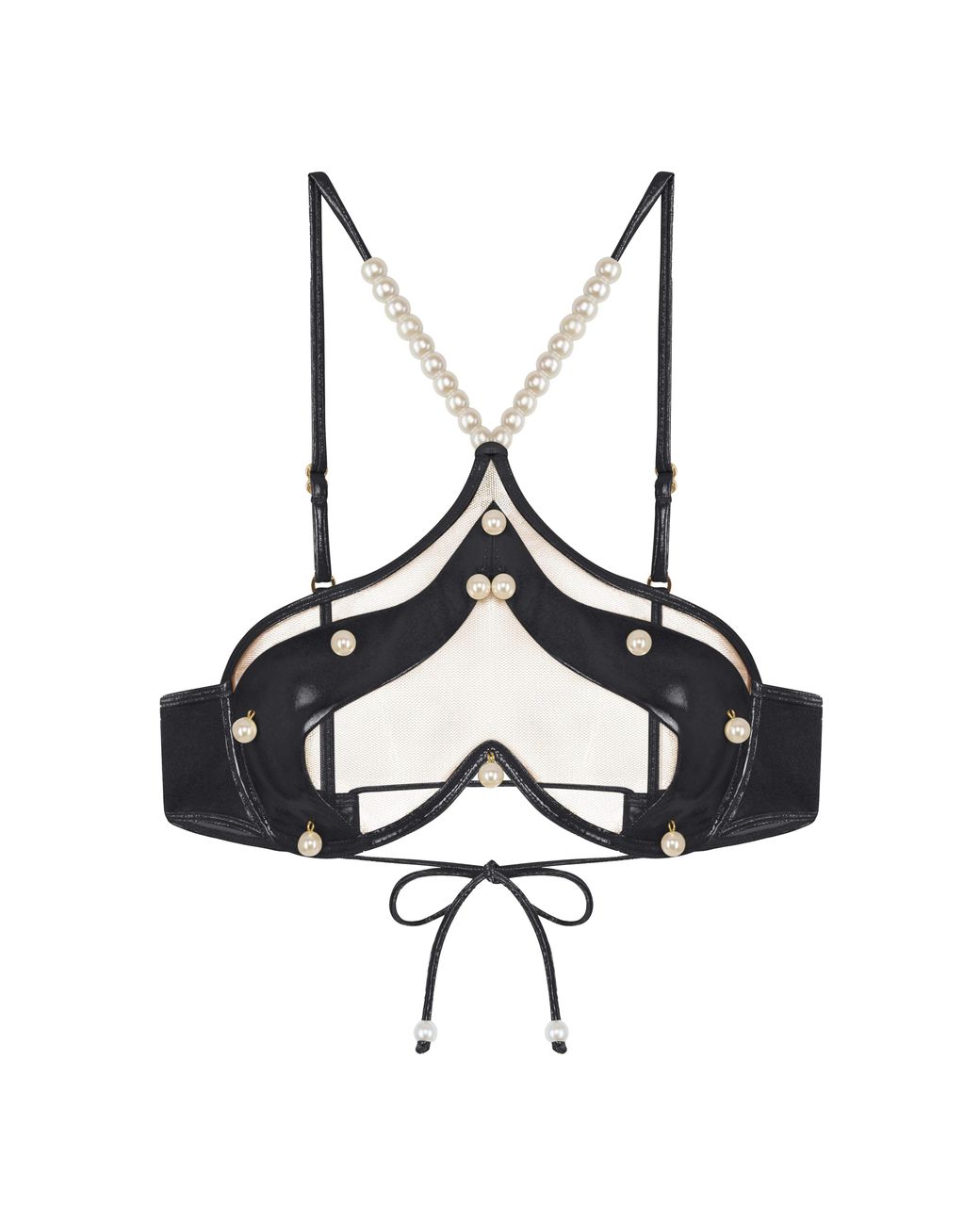GOD SAVES QUEENS Black Mia Top Onyx