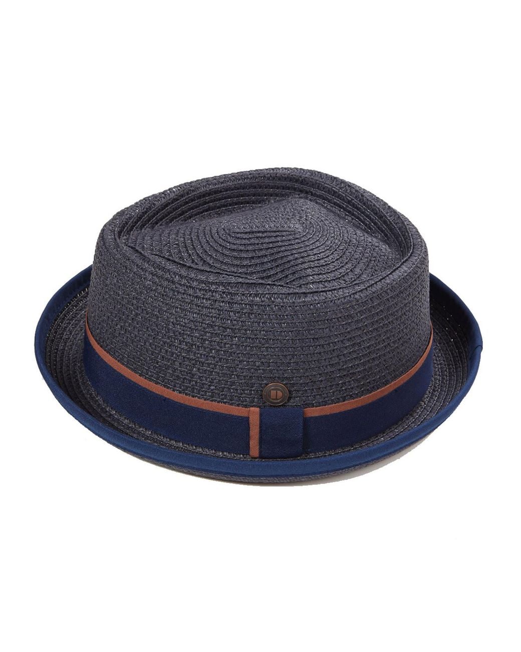 Dasmarca Hats Blue Dasmarca Durban Summer Diamond Crown Light Weight Breathable Porkpie Hat for men