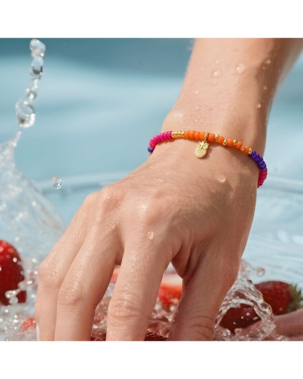 With Love Darling Metallic Geni Pearl Bracelet