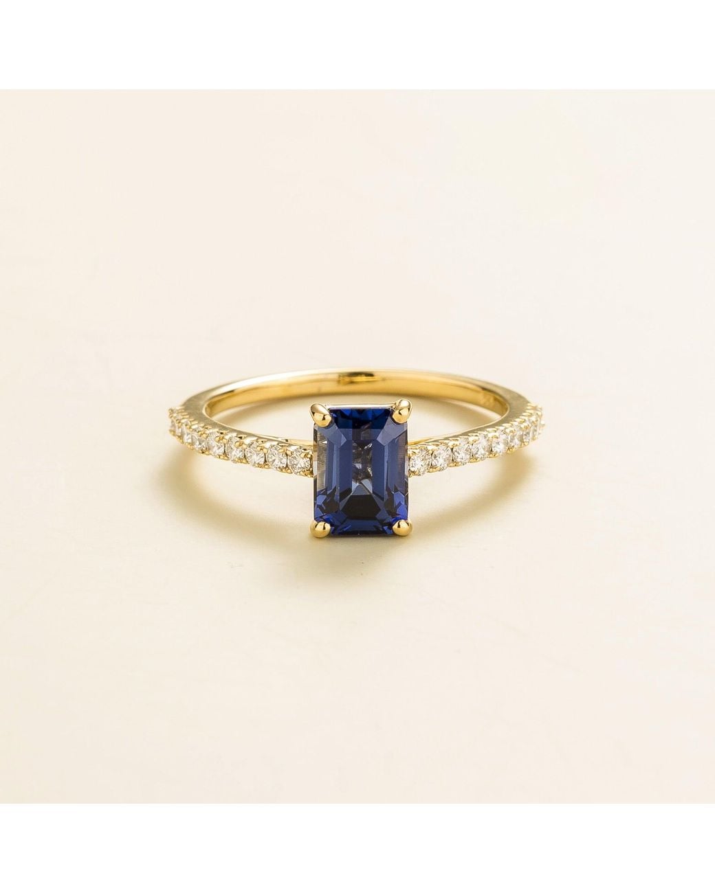 Juvetti Blue Chelle Ring Royal Sapphire & Diamond