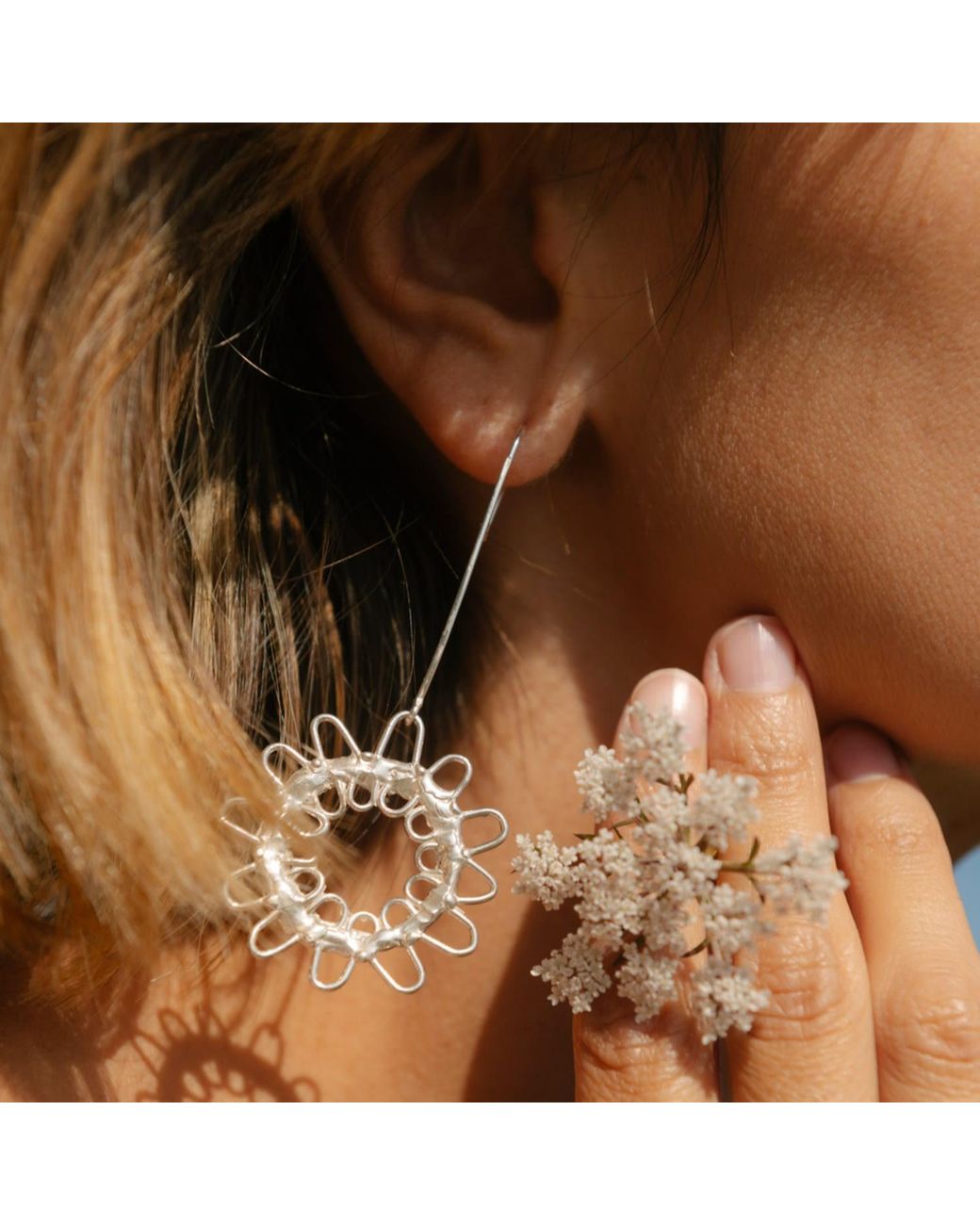 Raxada Metallic Astros Earrings