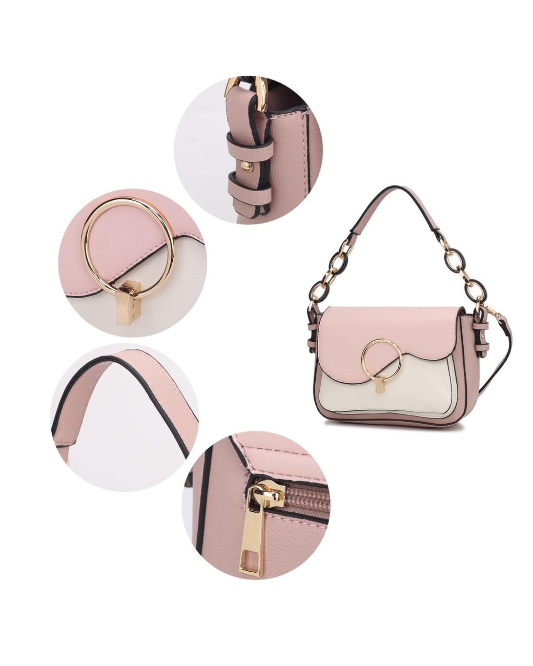 Mkf Collection - J'omor Blue Fantasia Shouder Bag
