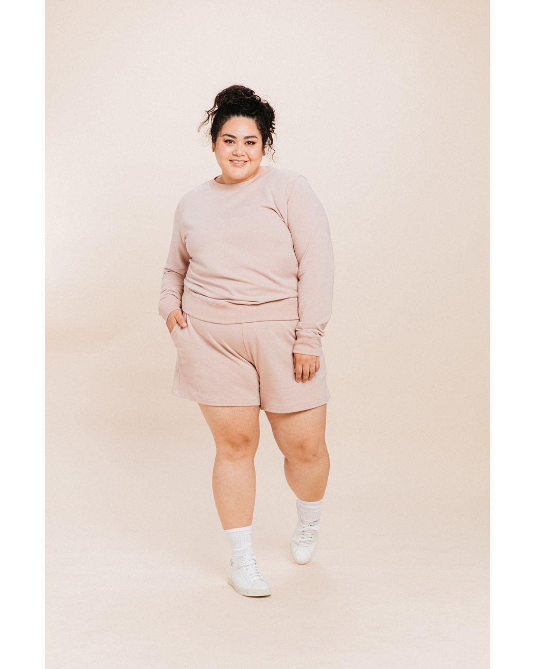 Ocio Leisurewear Pink Classic Softcore Crew