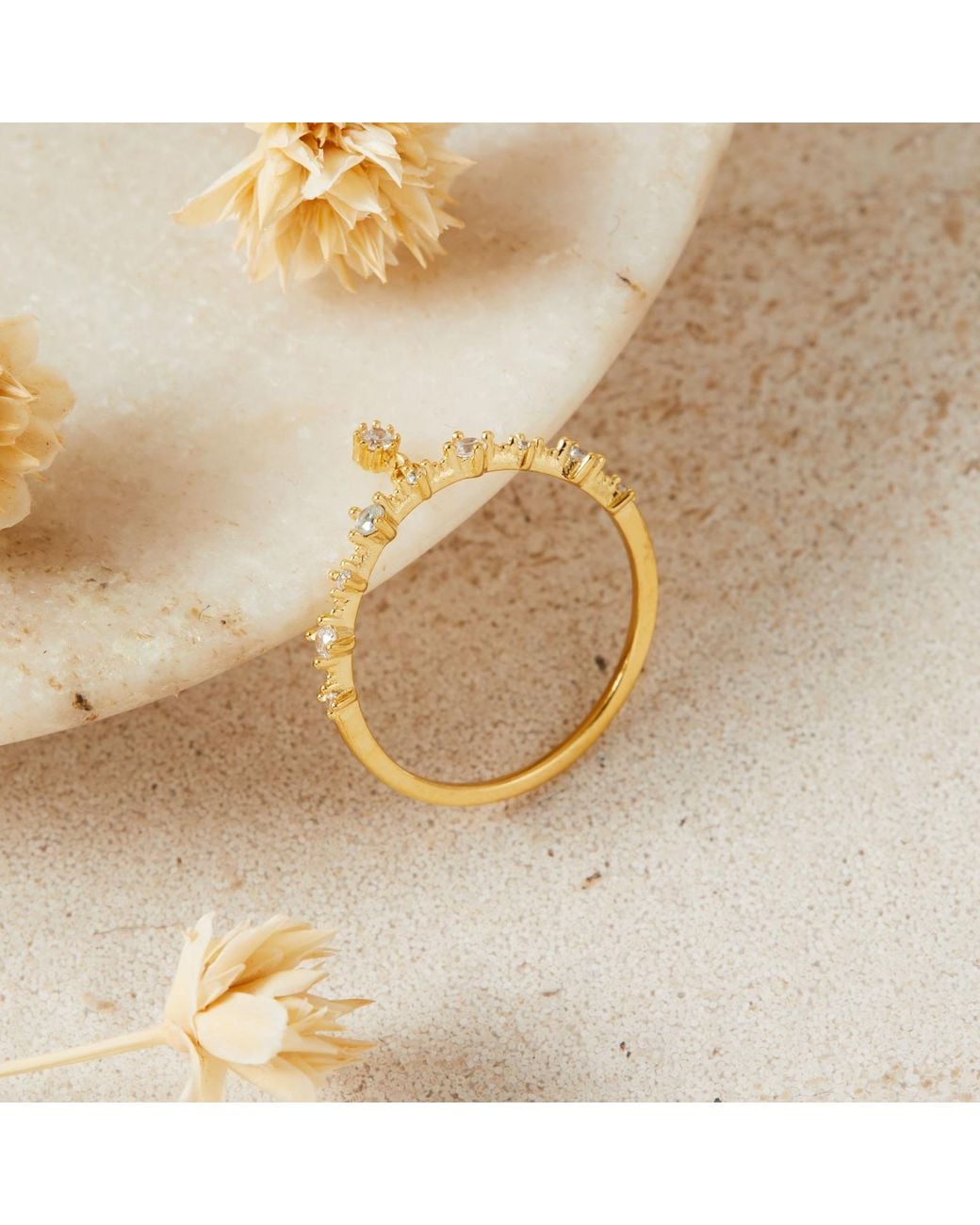 Esterah Metallic Charm Ring