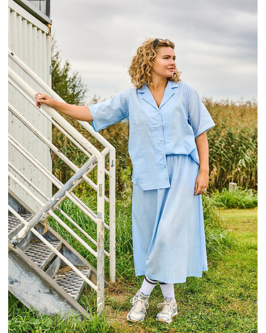 Zoe Blue Cloe Skirt