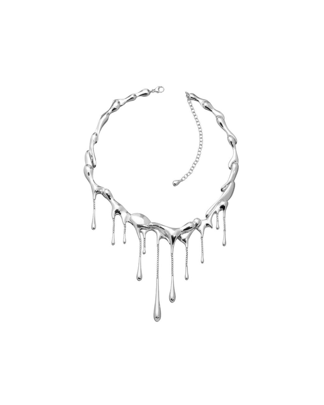 Lucy Quartermaine White Multi Drop Necklace