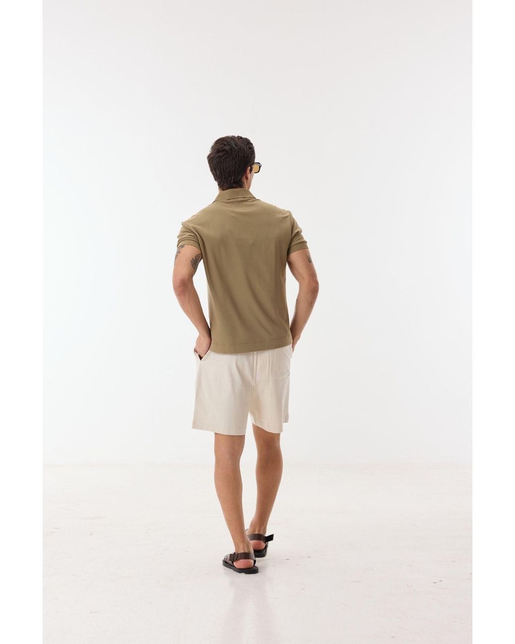 Ashita Fernandes Green Caden T Shirt for men
