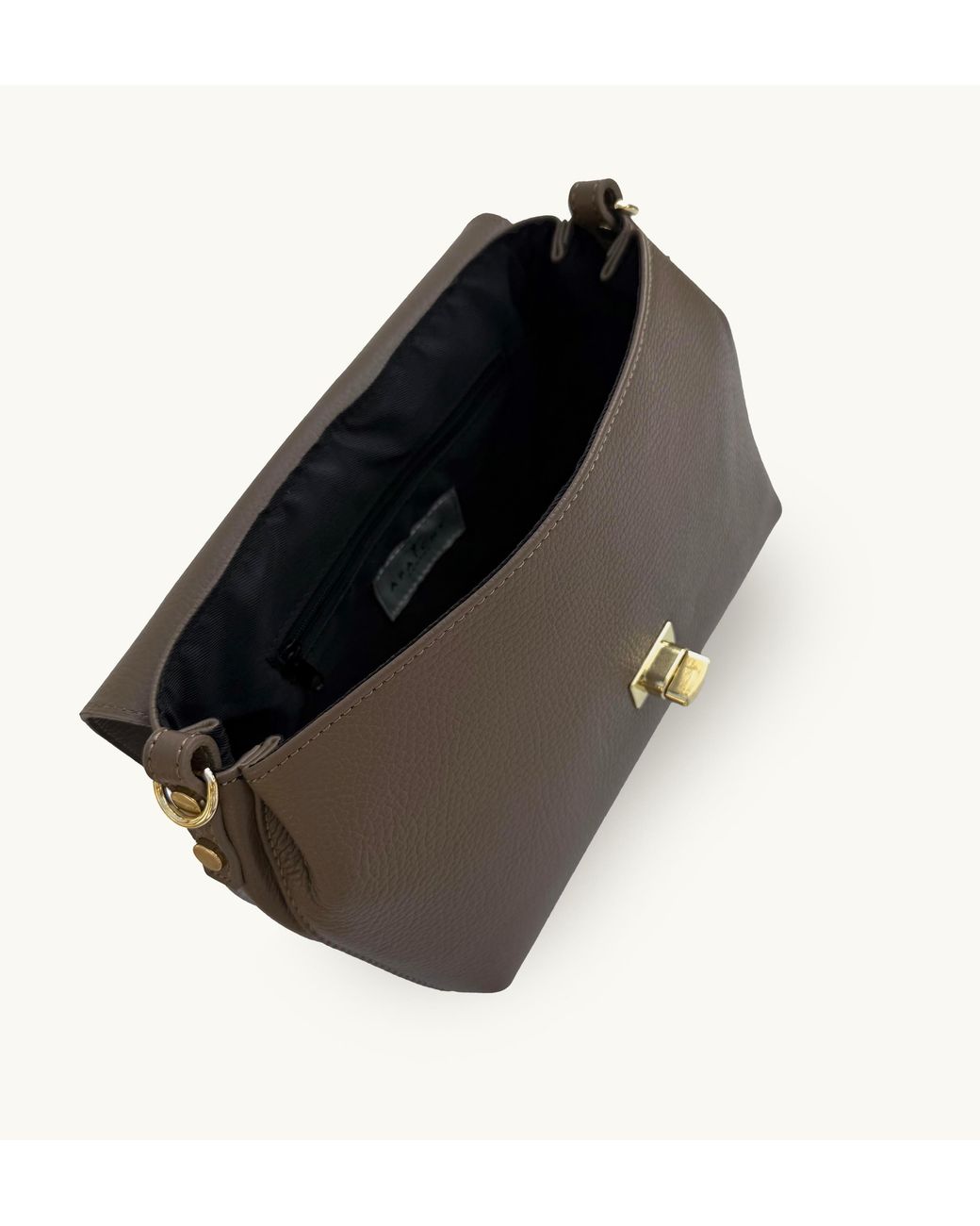 Apatchy London Brown The Maisie Maxi Mink Leather Bag