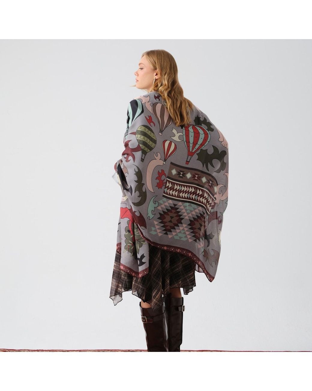 Iodes Blue Shadow Shawl