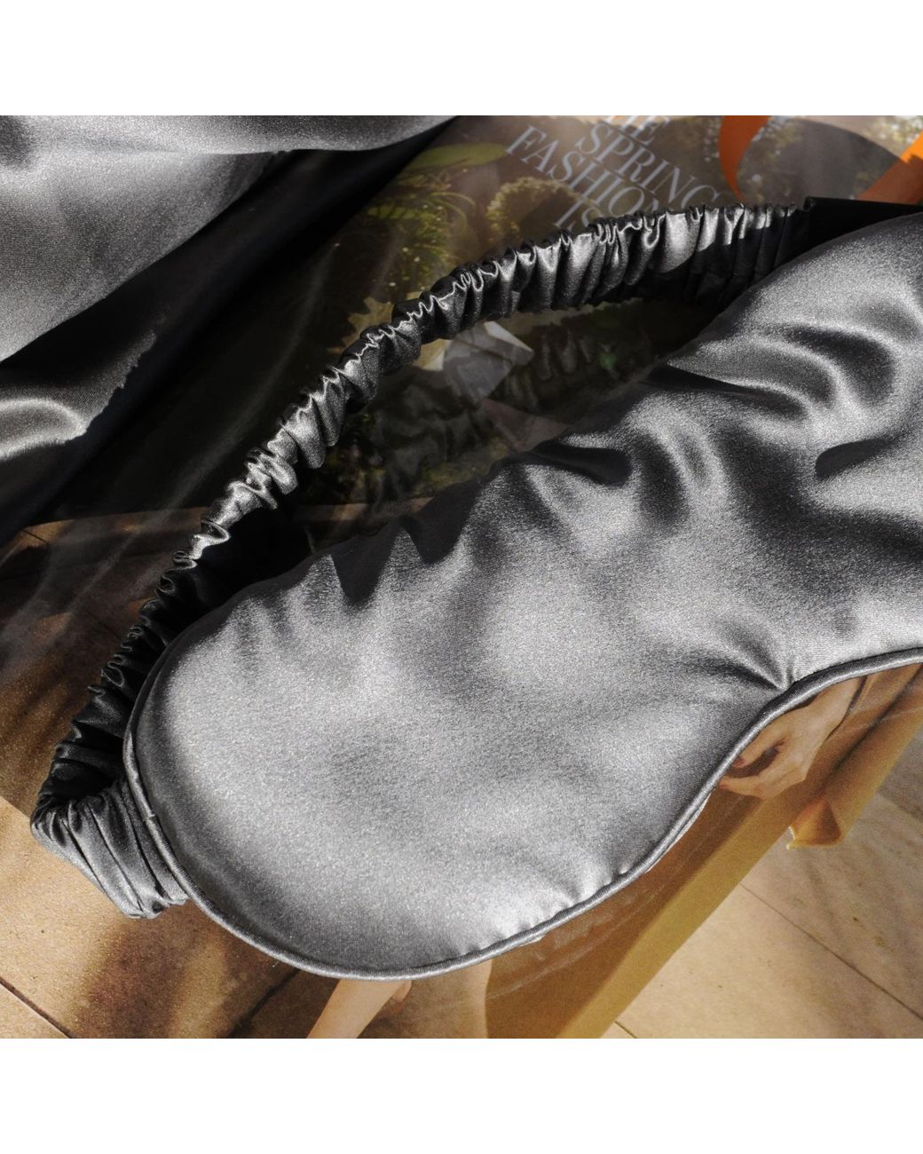 Silk Works Black Mulberry Silk Eye Mask
