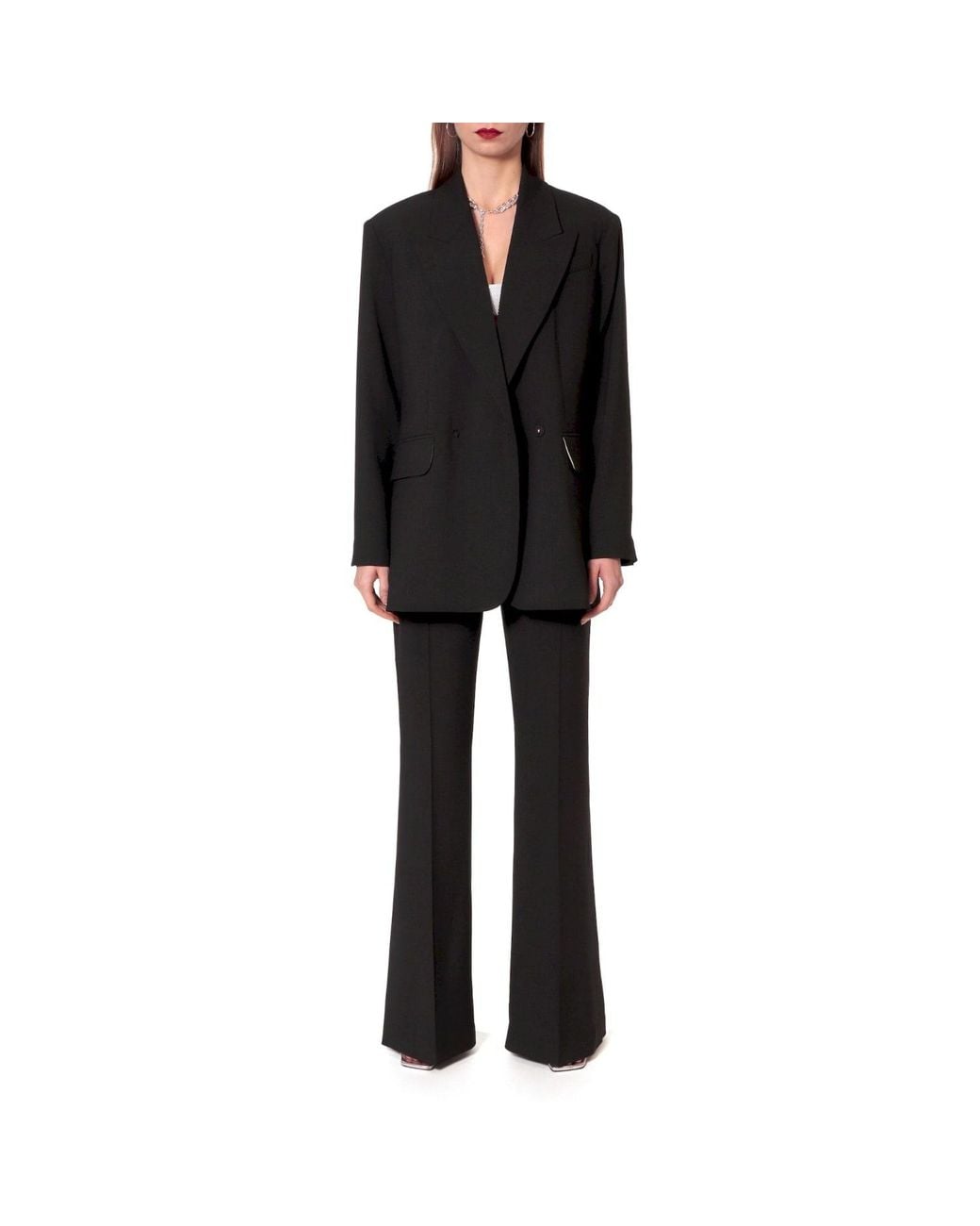 AGGI by HALEWSKI Black Blair Neutral Oversized Blazer