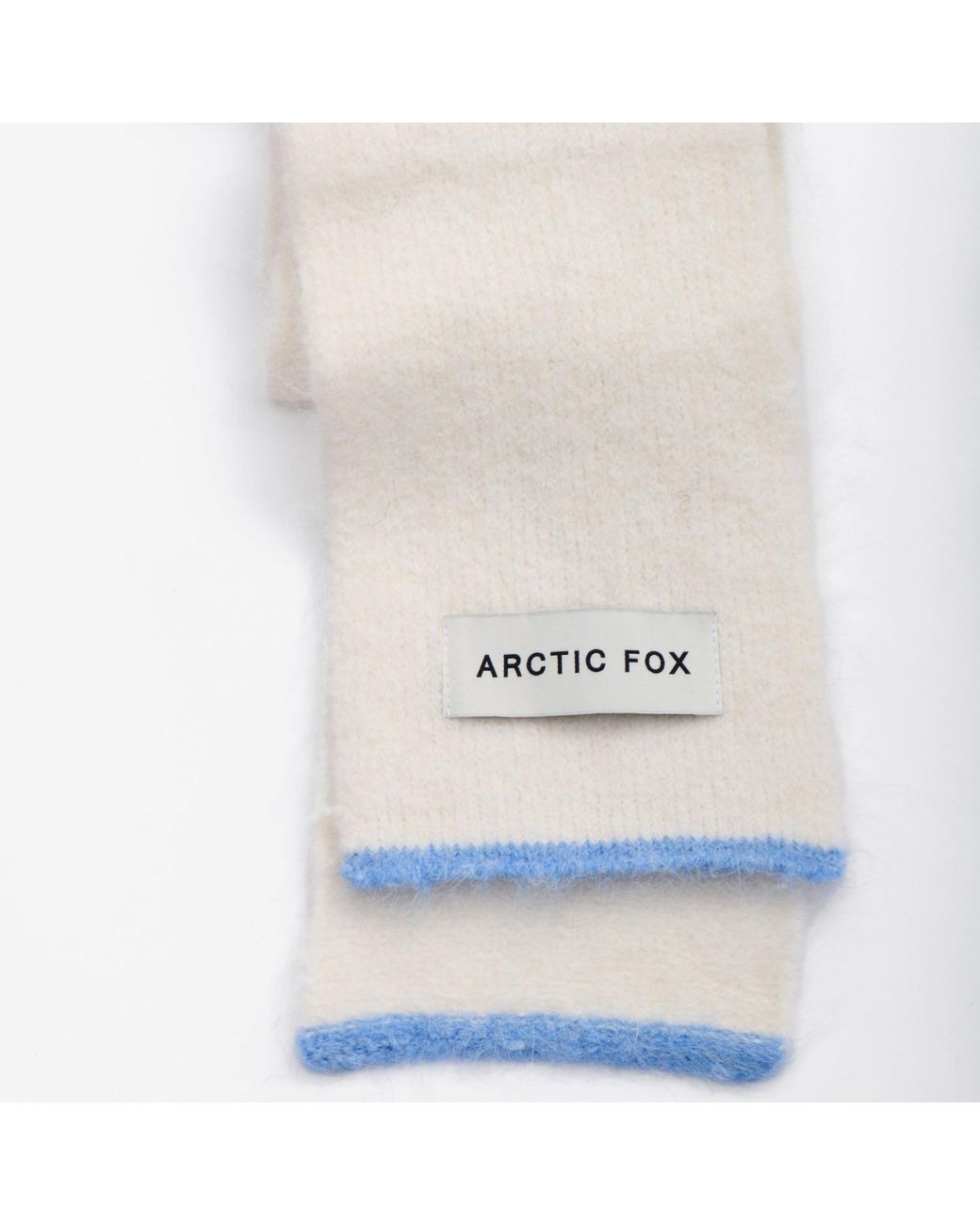 Arctic Fox & Co. White The Alpaca Skinny Scarf