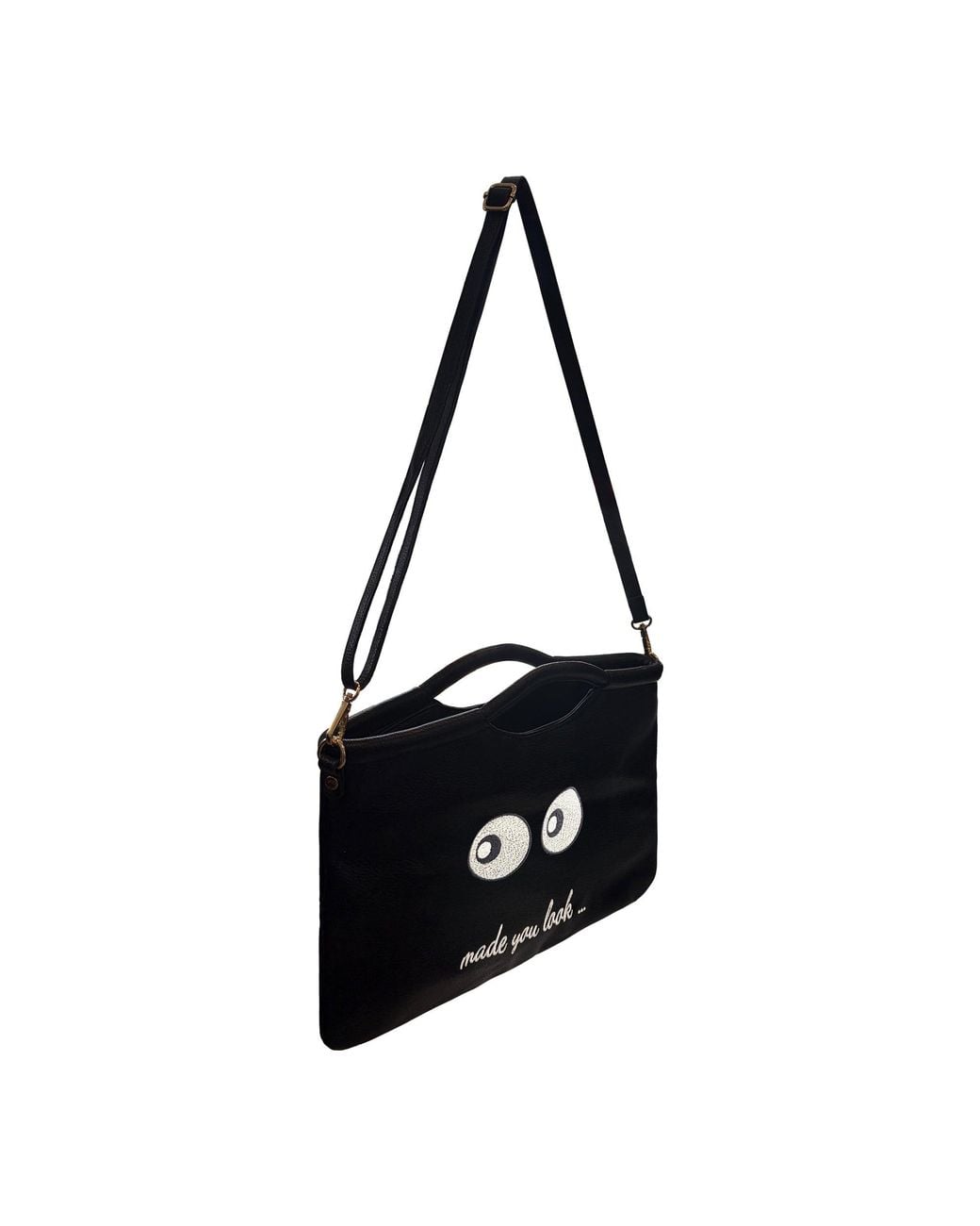 Lilly Loves Black Made You Look Small Clutch