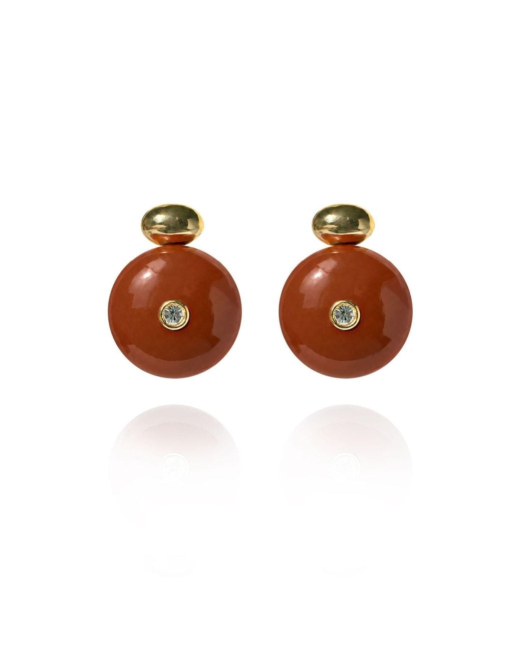 Saule Label Brown Paloma Earrings