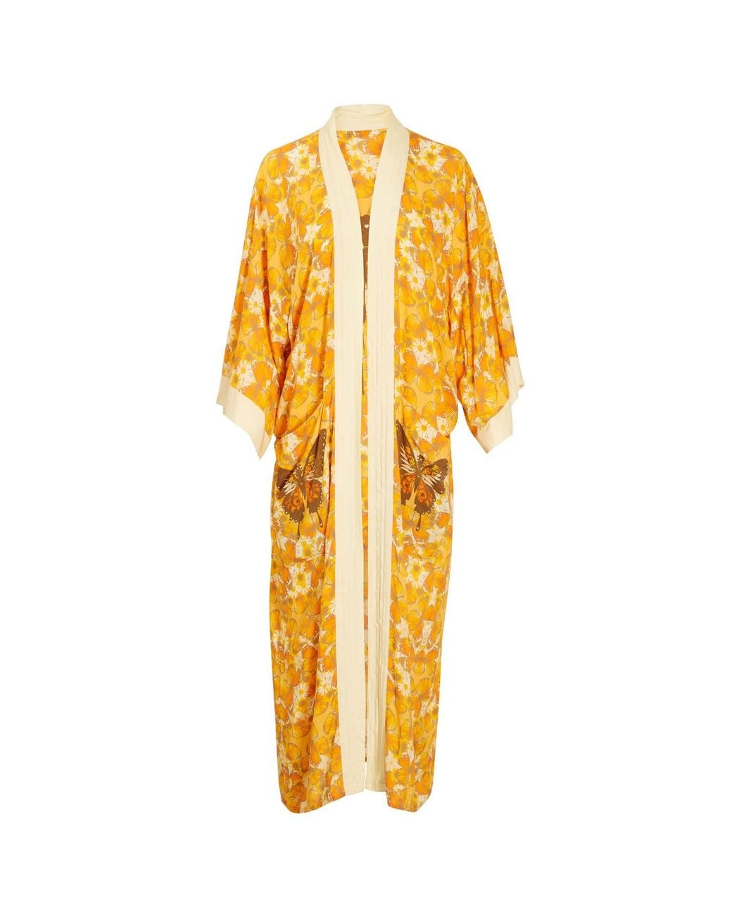 Henelle Yellow Neutrals Laurel Canyon Kimono