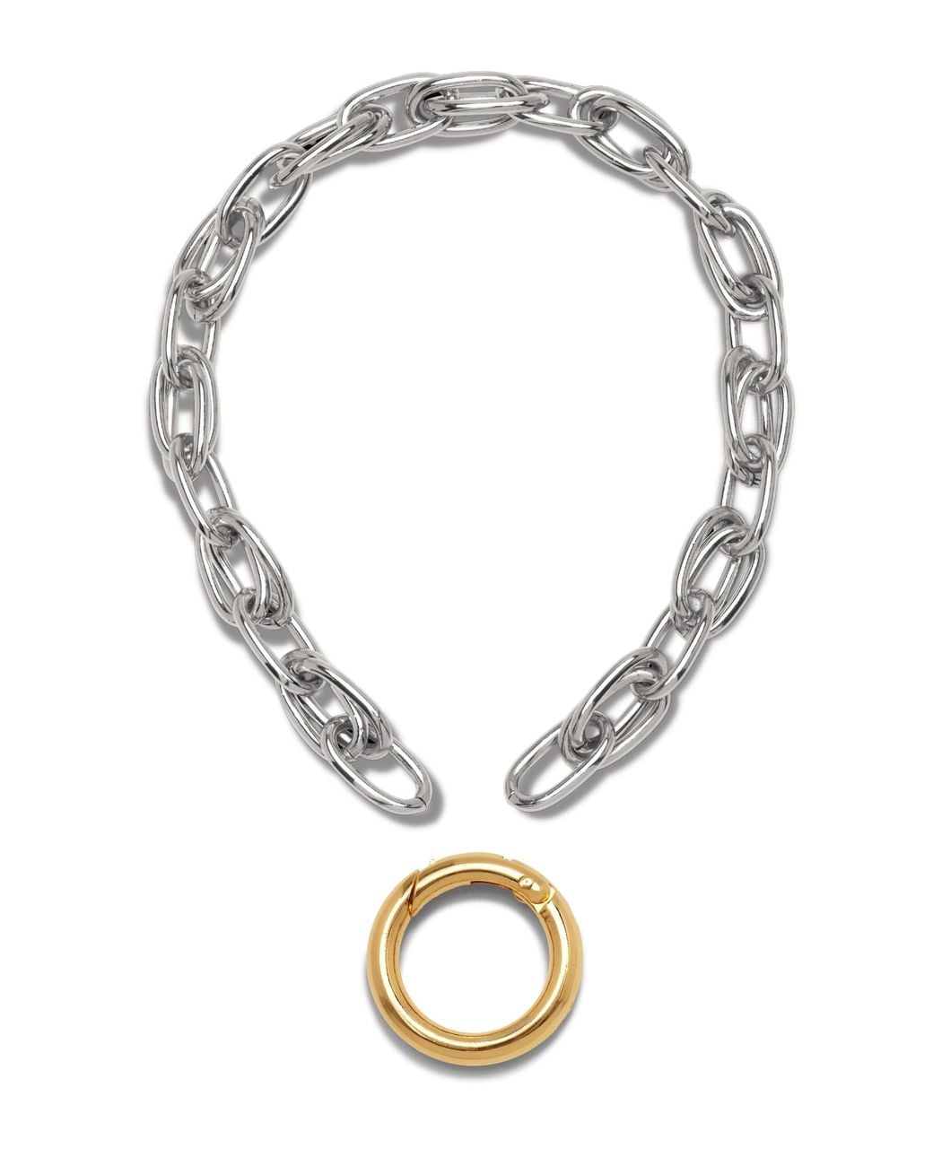 Jaredjamin Metallic Two Tone Everly Every-Other Necklace