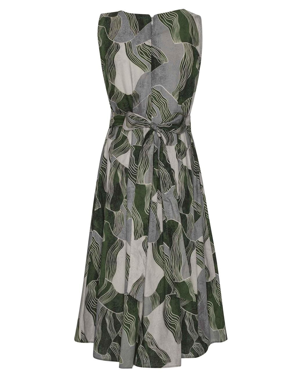 GROBUND Gray Christiane Dress