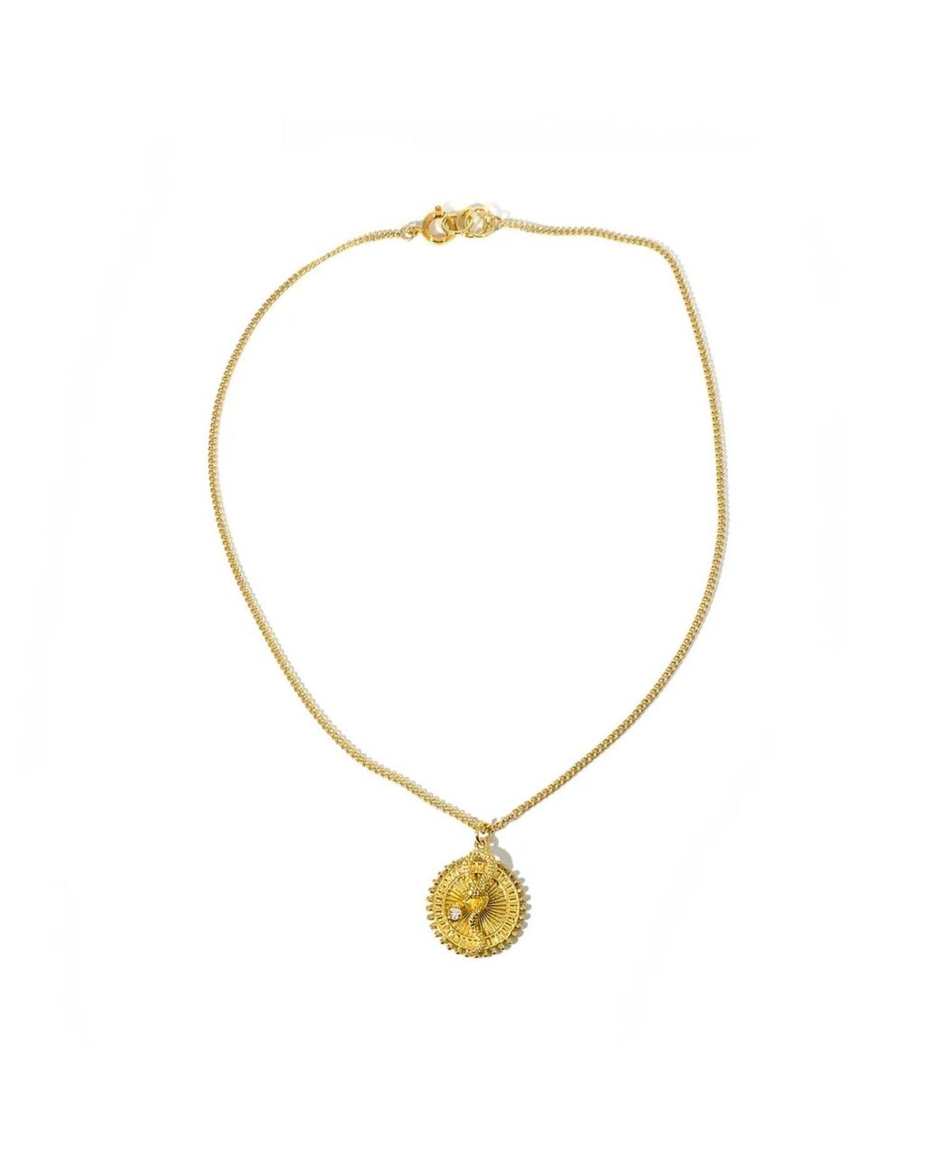Rachel Nathan Metallic Queen Snake Necklace