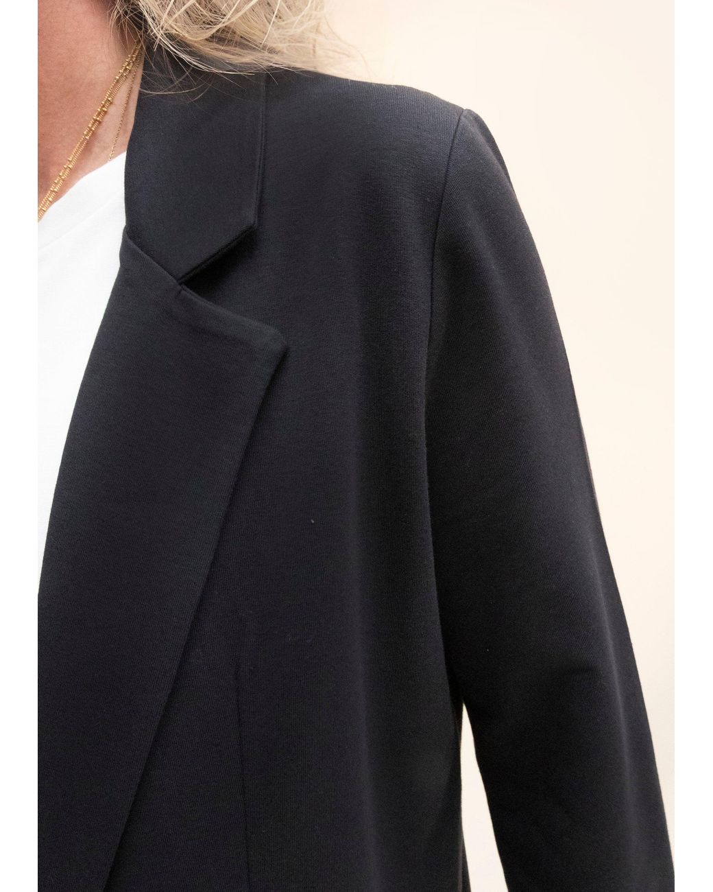 Weartwo London Black Circe Soft Blazer, Charcoal