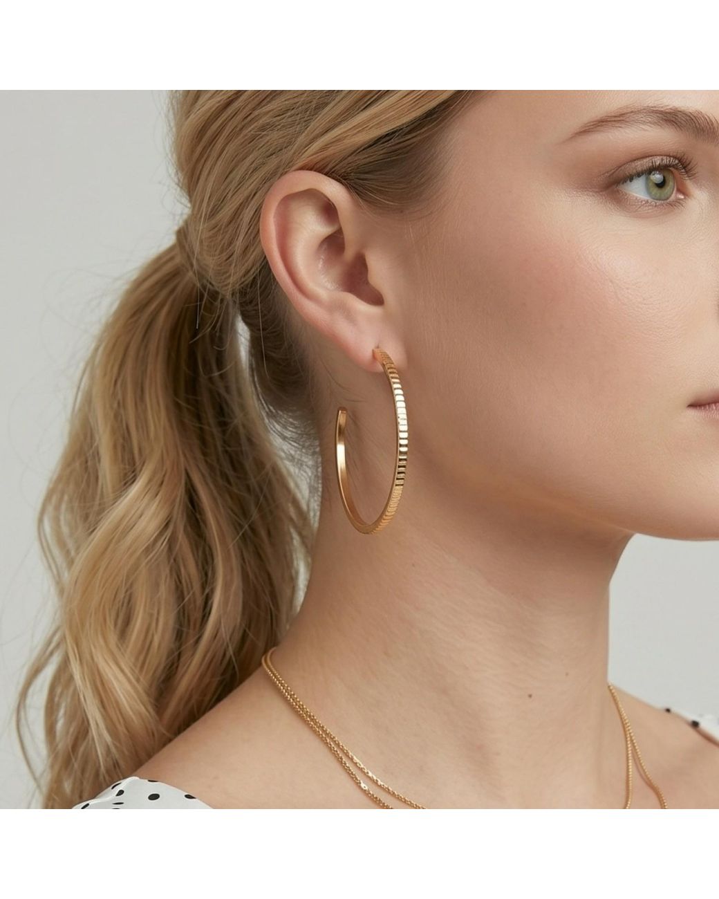 Uchi and Soto Metallic Shikaku Thin Earrings