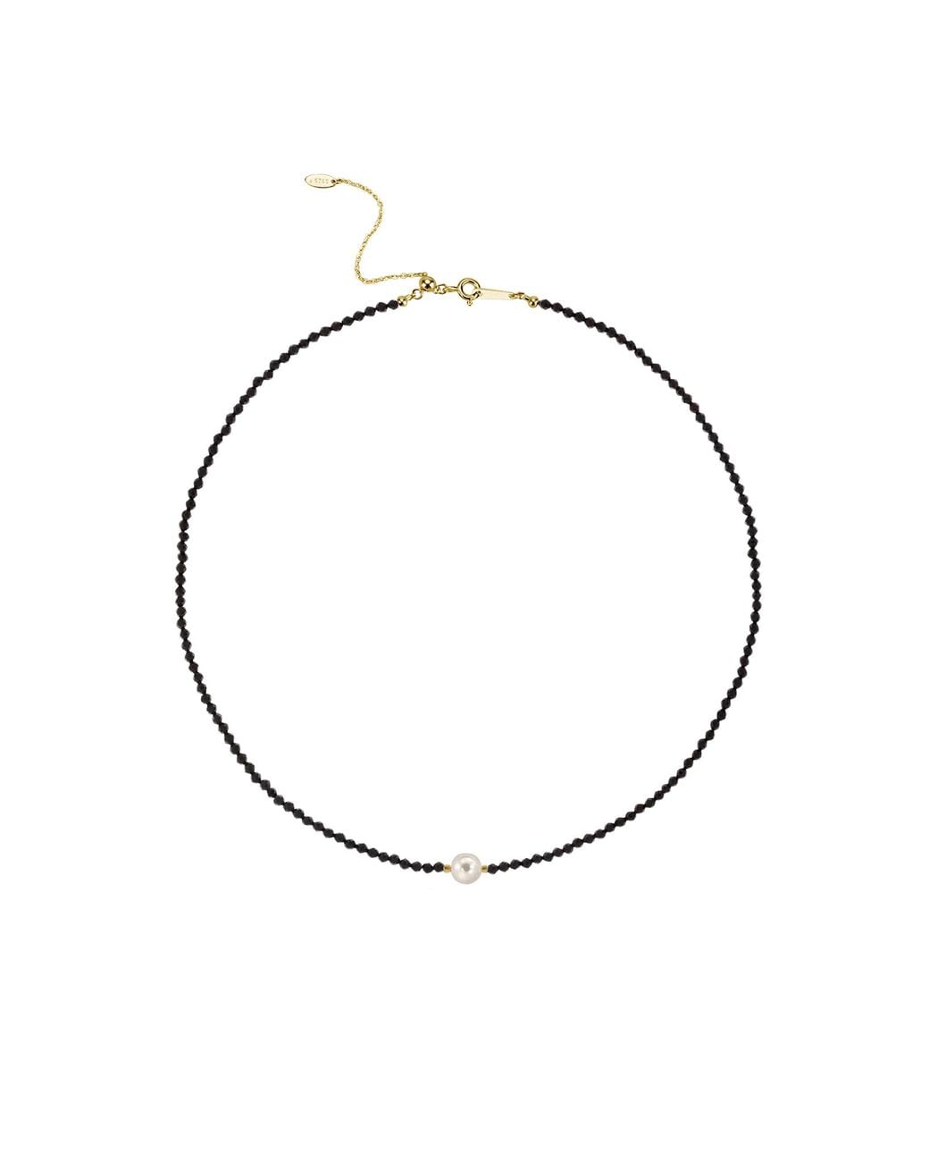 Lisa&Co. White Necklace Spinel&Pearl