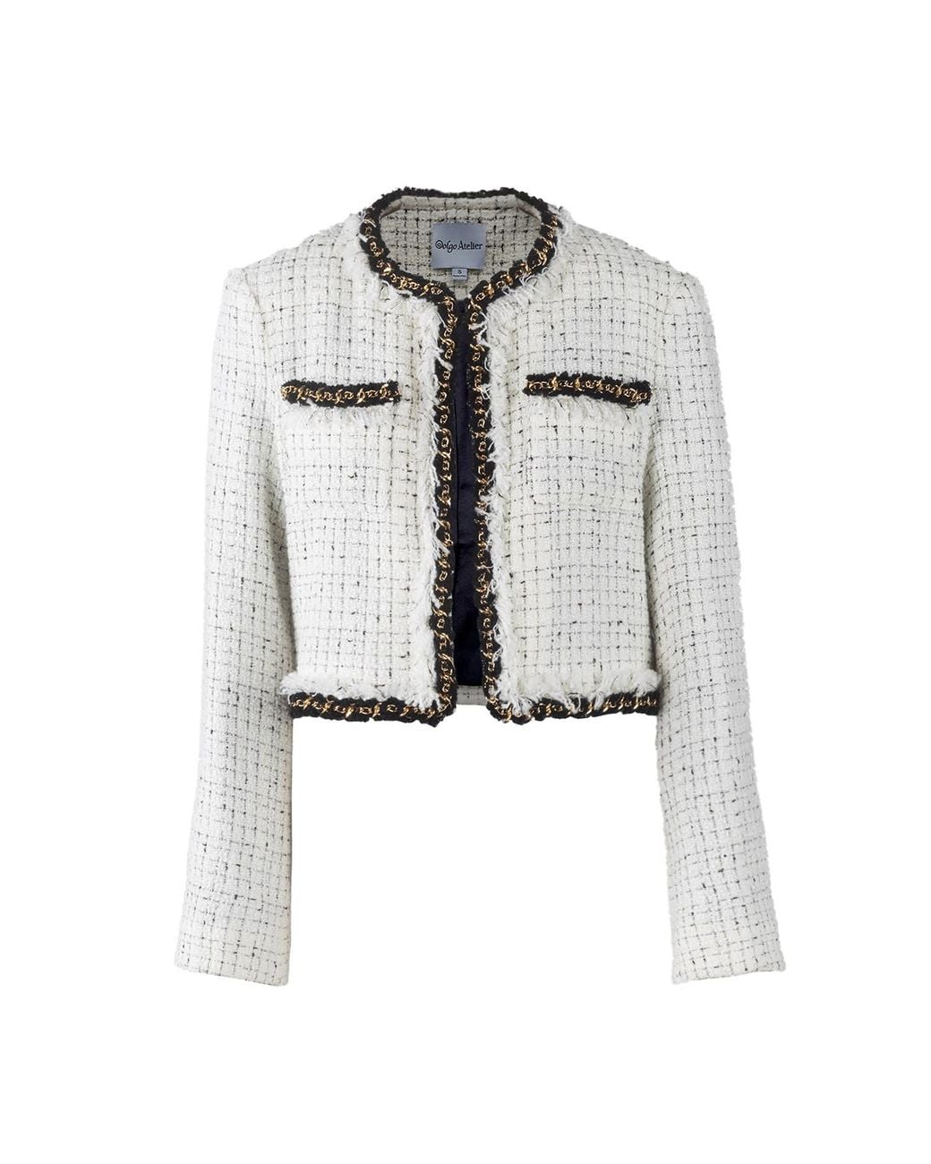 Solgo Atelier Gray Aret Tweed Jacket