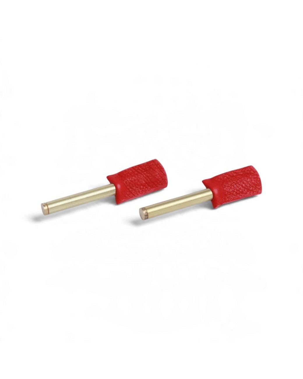 Svetlana Vukov Red Linear Drop Earrings
