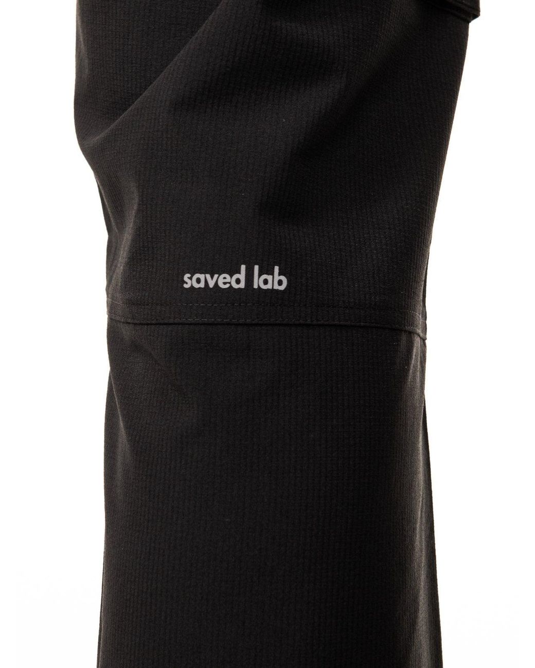 Saved Lab Black Cargo Pant for men