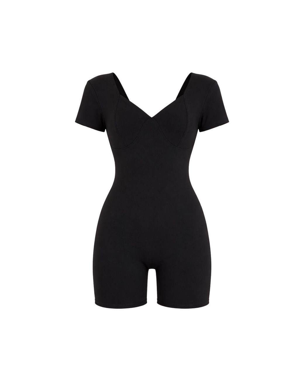 Loom Archives Black Day Flow Open Back Unitard