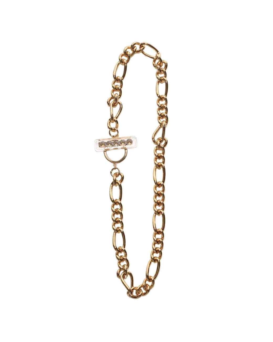 Iostudio Metallic Glam Chain Mantel Necklace