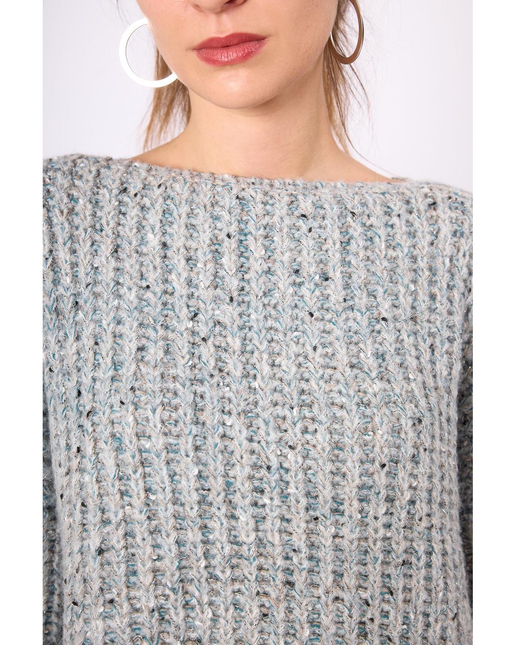 Peraluna Gray Maggie Thessaloniki Knit Subtle Glittered Jumper