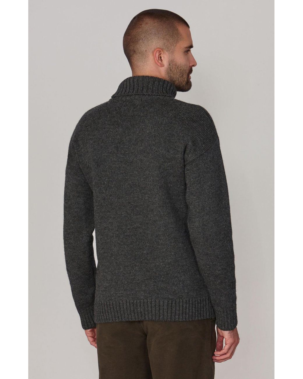 Paul James Knitwear Gray The Modern Submariner for men