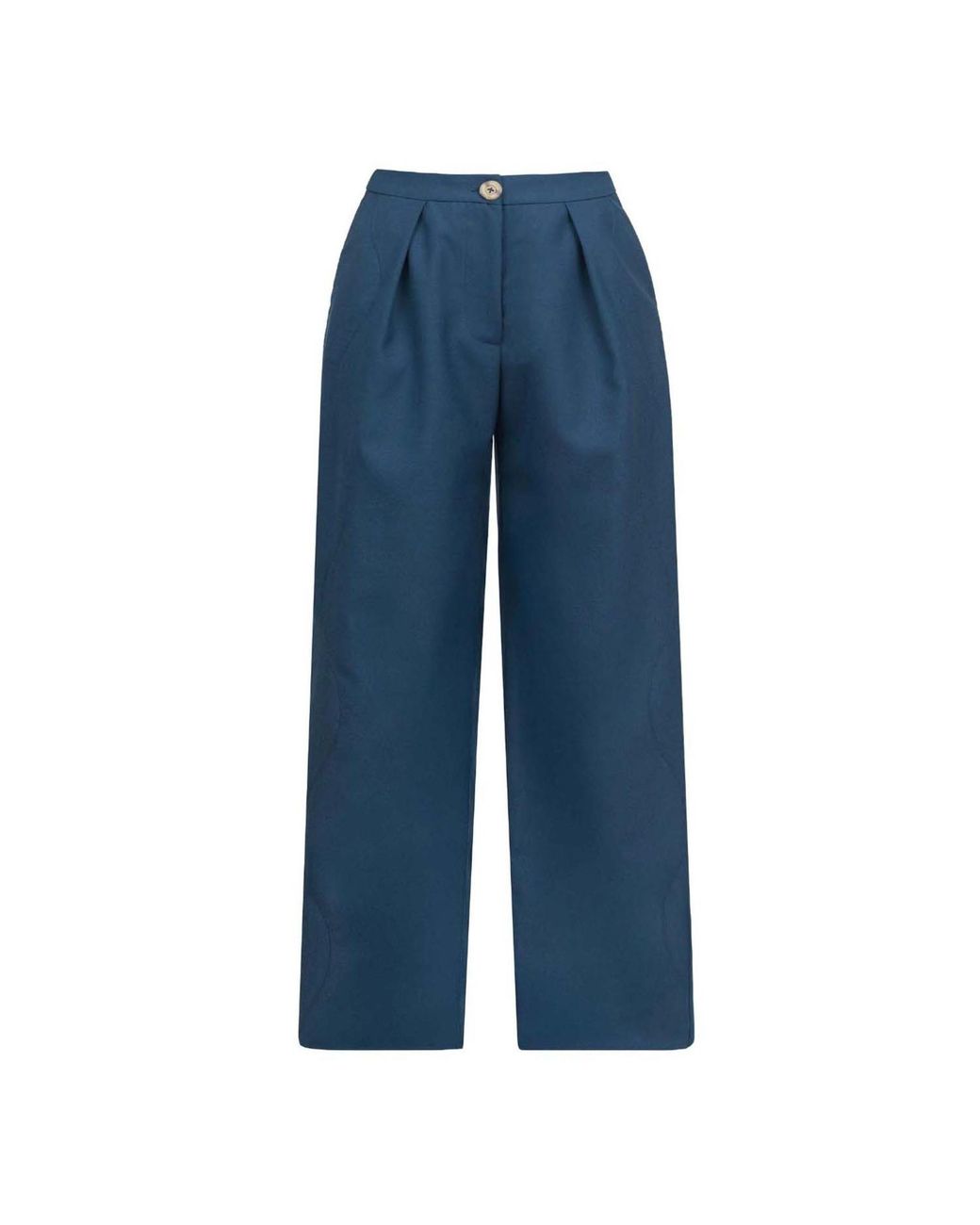 Van Brussel Blue Avery Wave Trouser