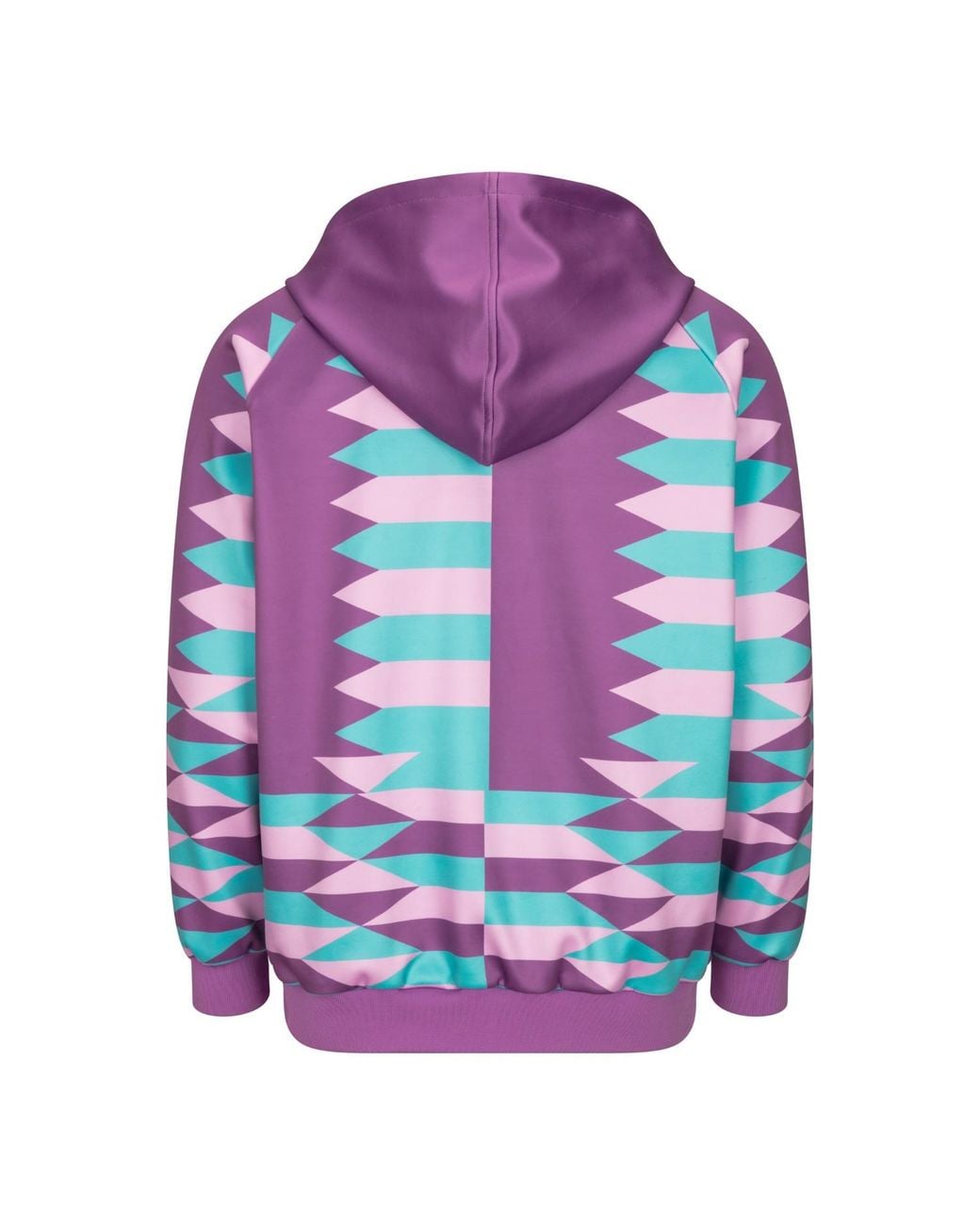 Ohema Ohene Blue Co-Ord Kente Print Hooded Tracksuit