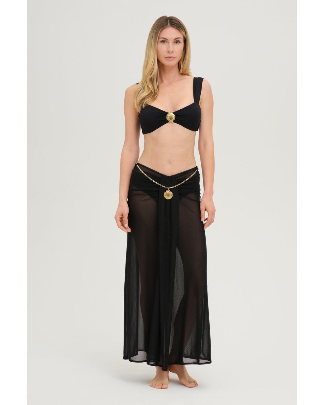 Adriana Pappas Designs Black Antoniette Skirt