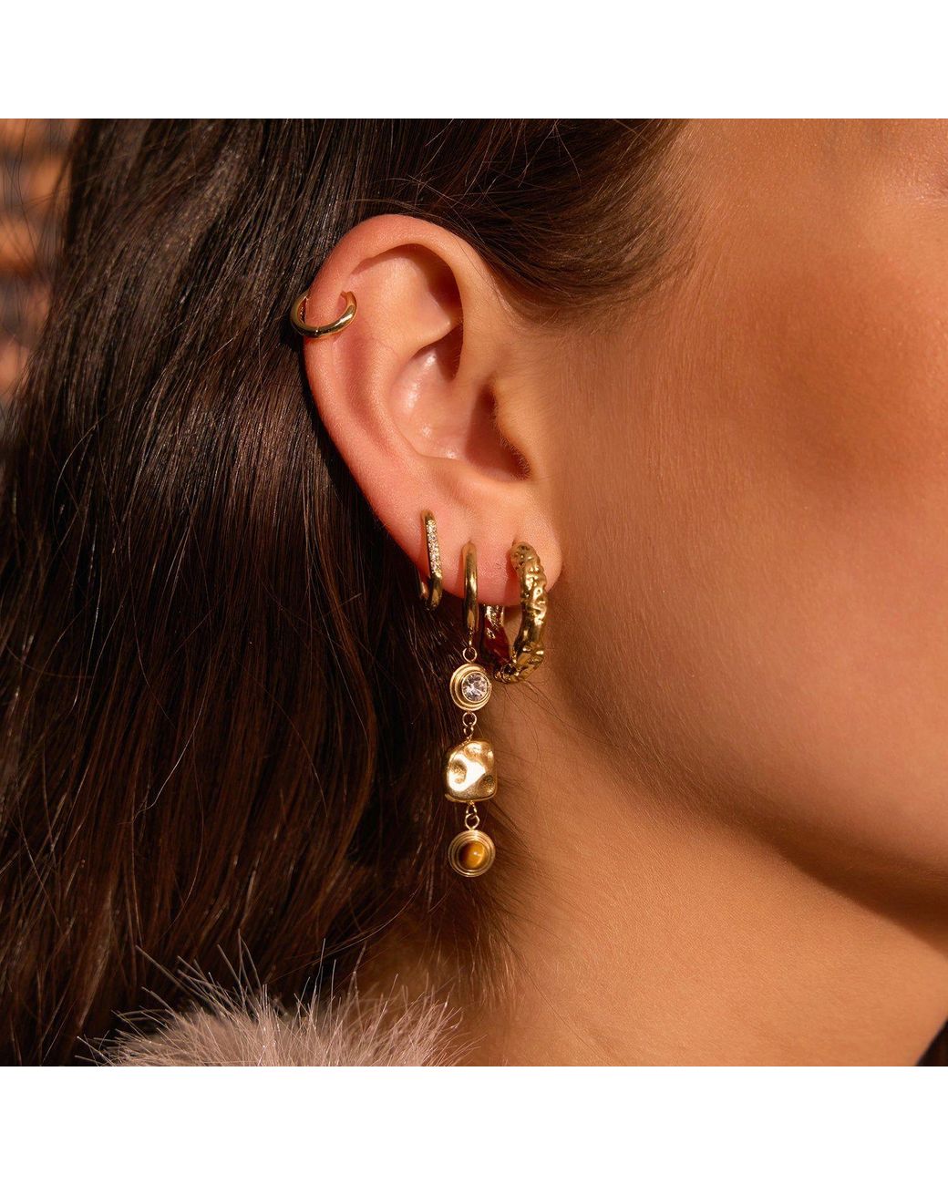 ARMS OF EVE Metallic Indie Earrings