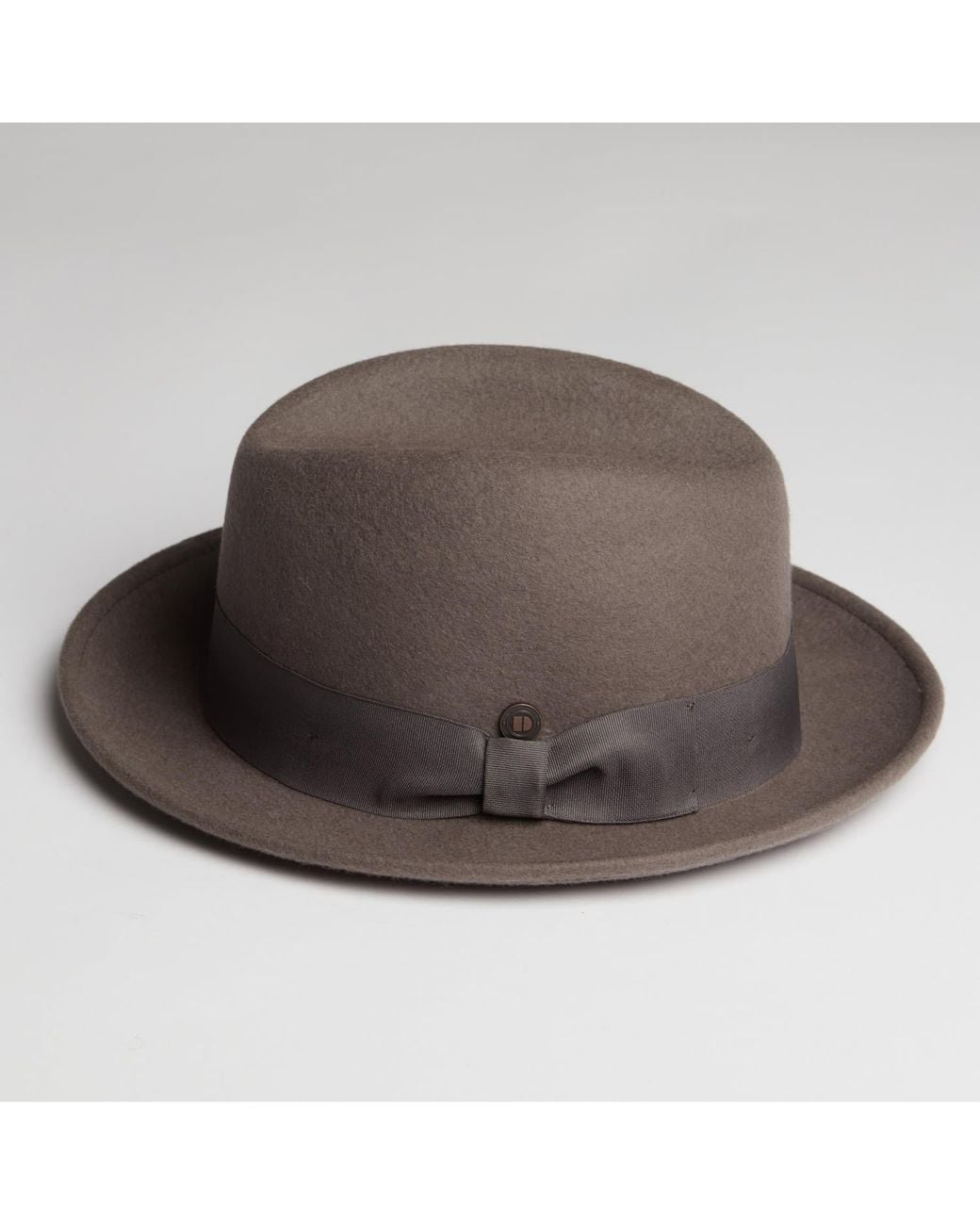 Dasmarca Hats Brown Godfather Taupe Wool Felt Hat for men