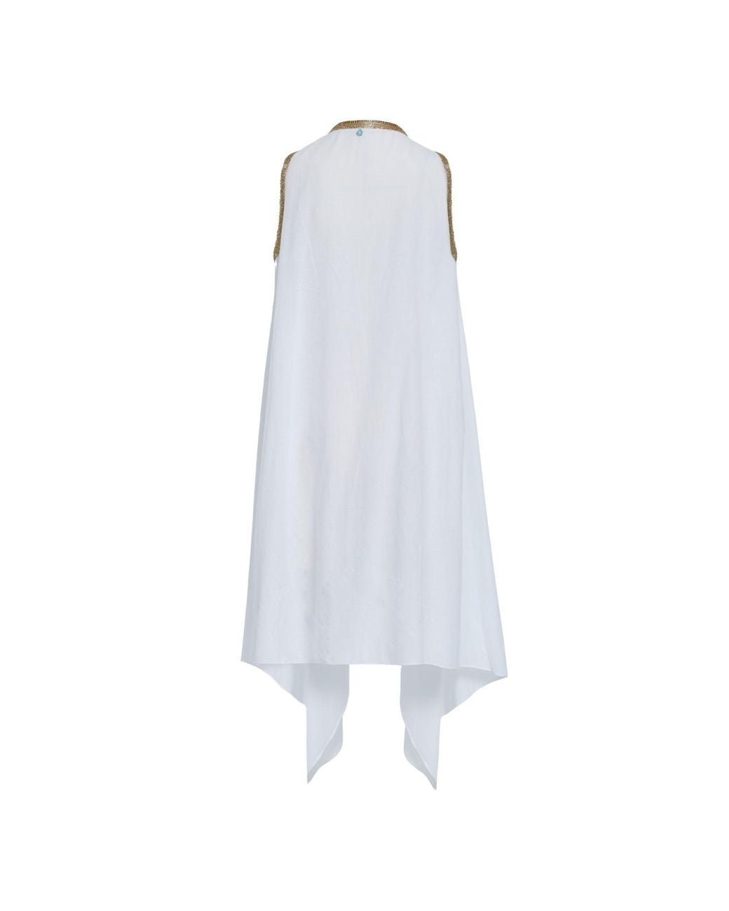 N'Onat White Wrap Organic Cotton Vest