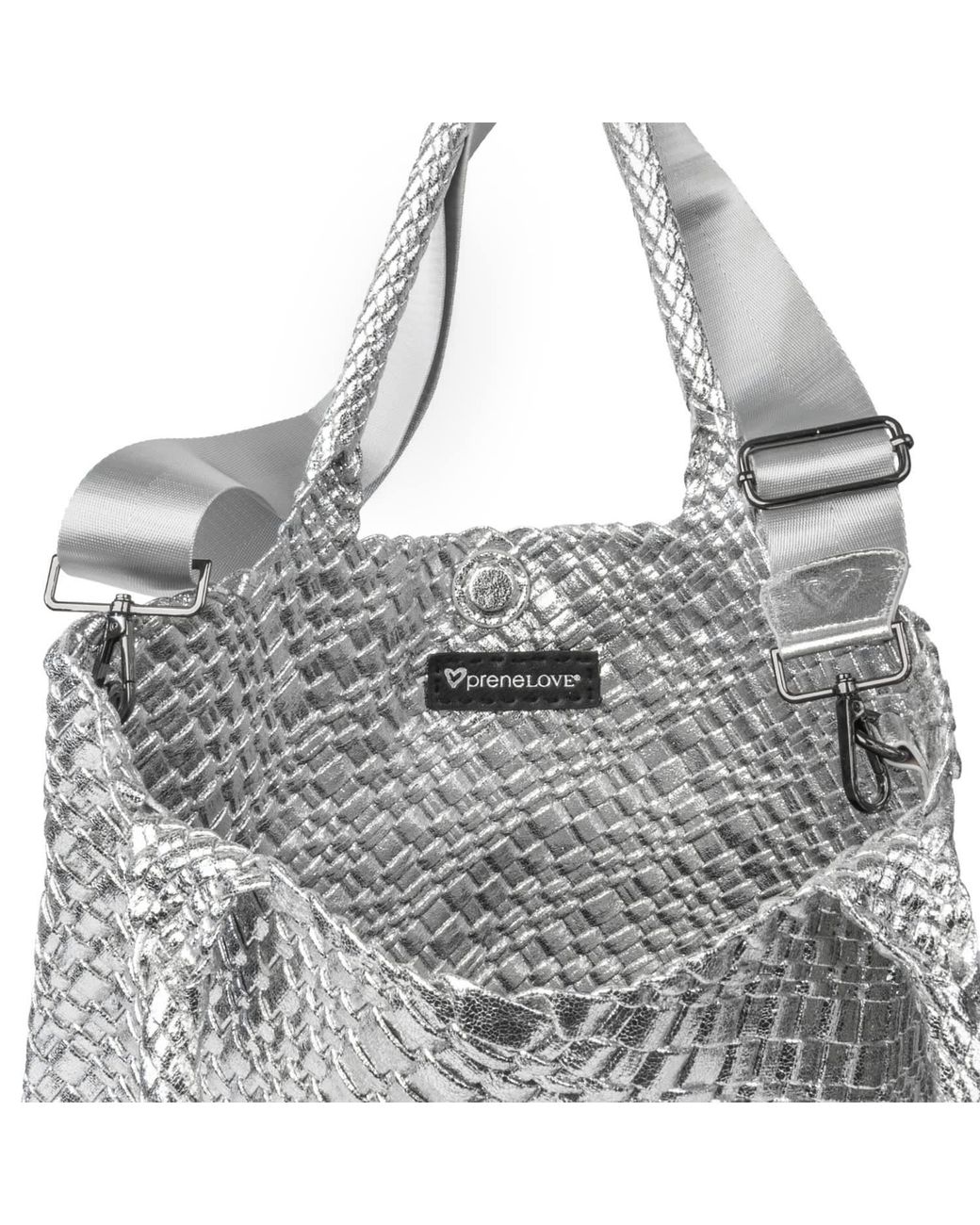 Prenelove Metallic London Large Woven Totes