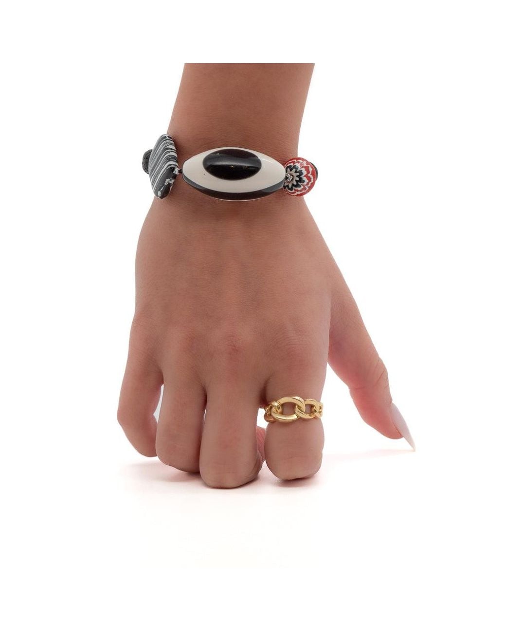 Ebru Jewelry Black Third Eye Bracelet