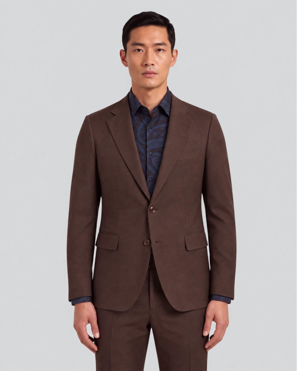 Lords of Harlech Josh Brownie Stretch Tailored Blazer for men