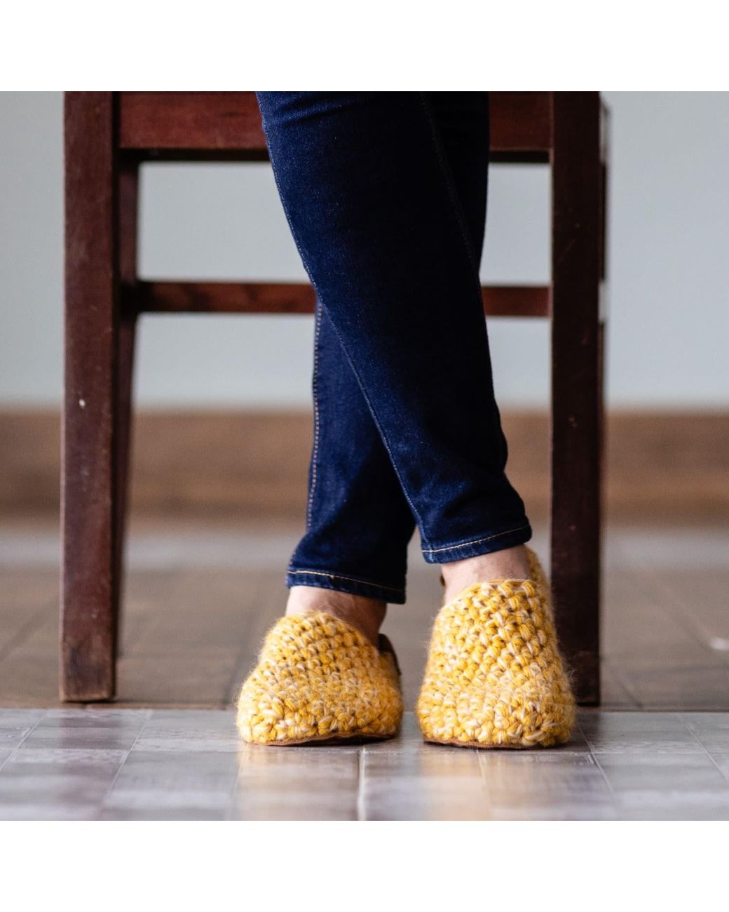 Kingdom of Wow Brown Barefoot Bamboo Wool Slipper