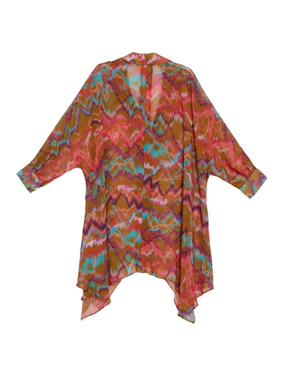 N'Onat Red Zig-Zag Tunic
