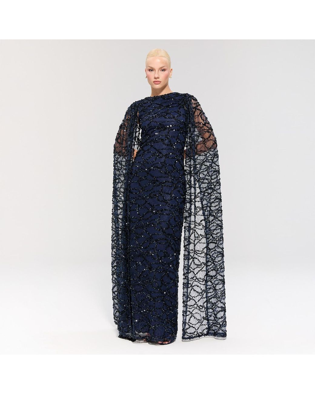 Nur Karaata Blue Imperial Gala Gown